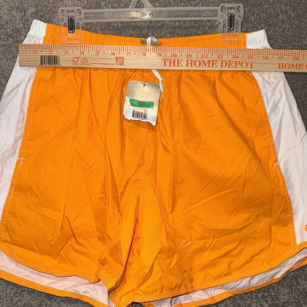 Vintage Nike Running Shorts Women’s XL Orange‎ White Split Track 90s Y2K NWT